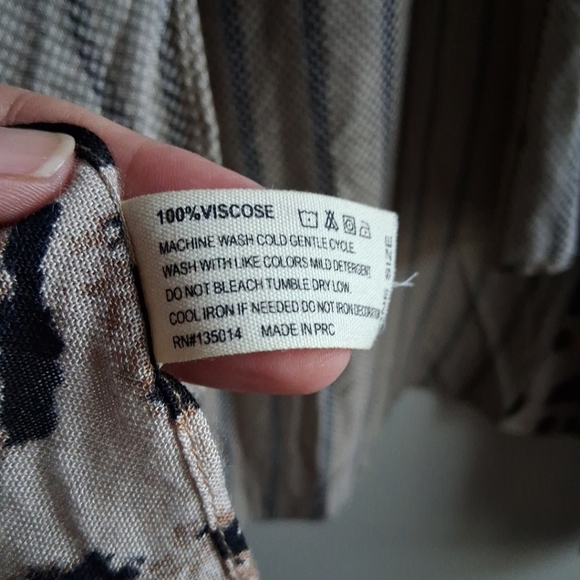 Leopard Pattern Open Front Kimono Cardigan One Size Drapey Boho - Picture 6 of 6